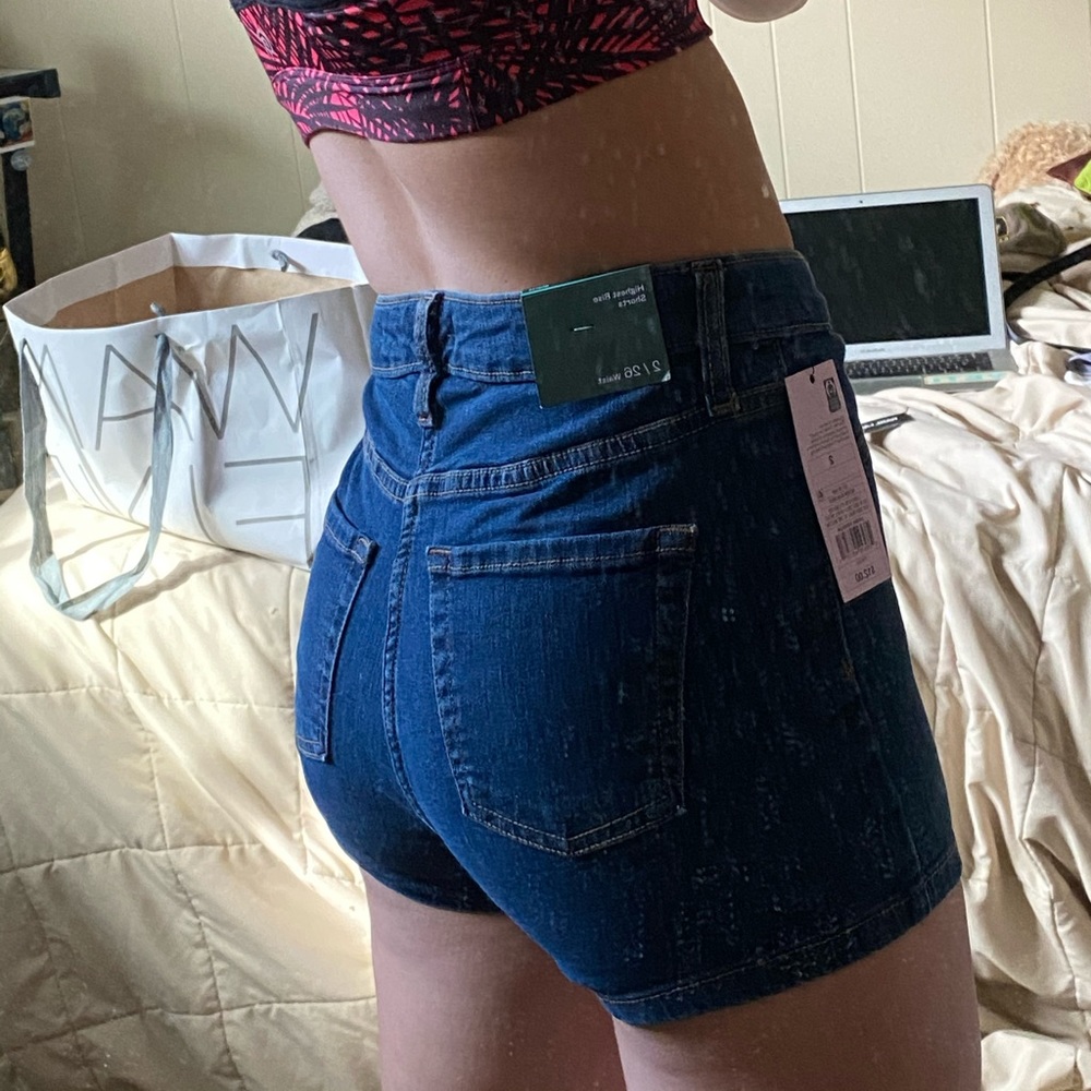 High waist Jean shorts